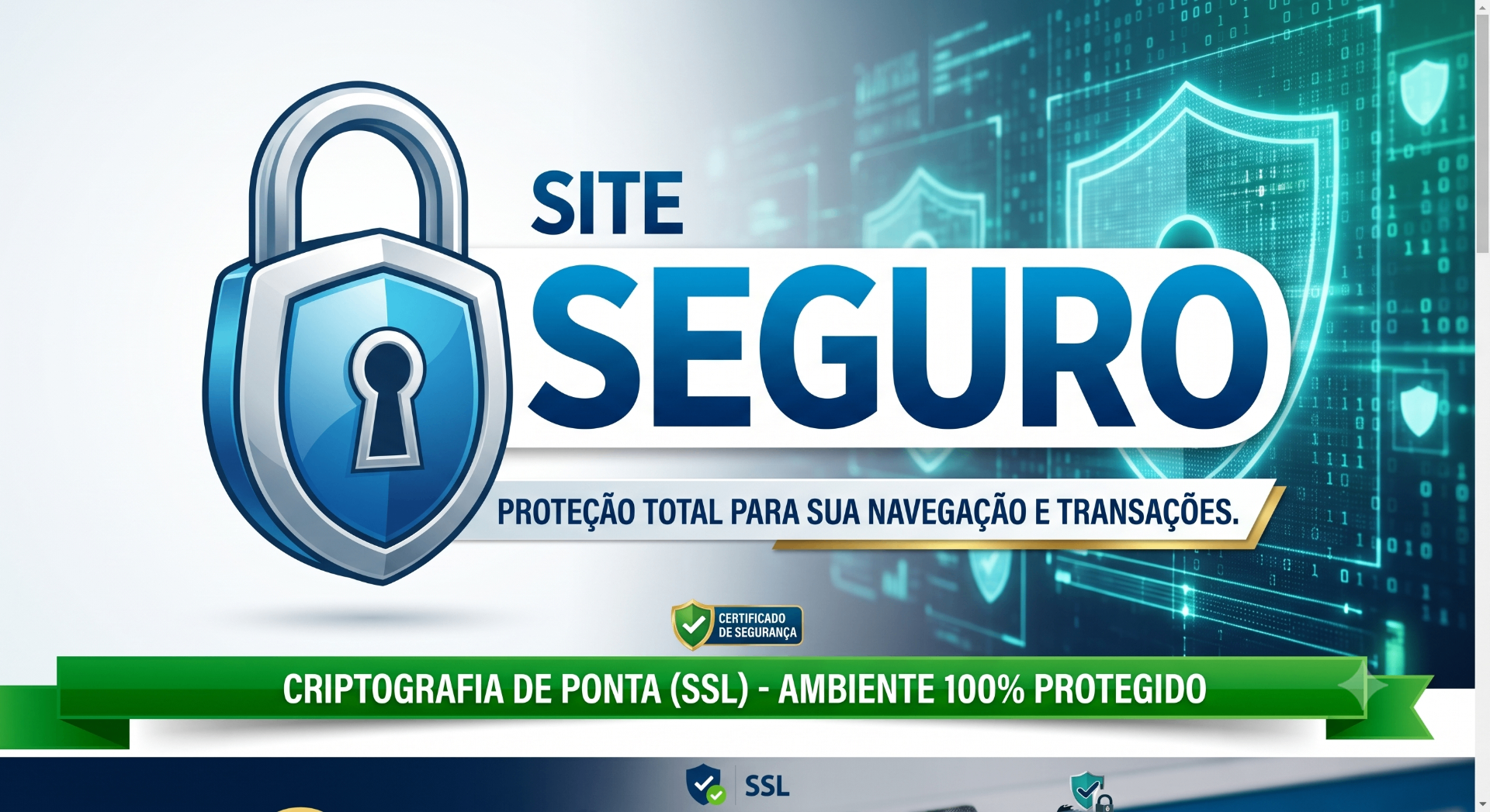 Site Seguro — Certificado SSL e ambiente protegido